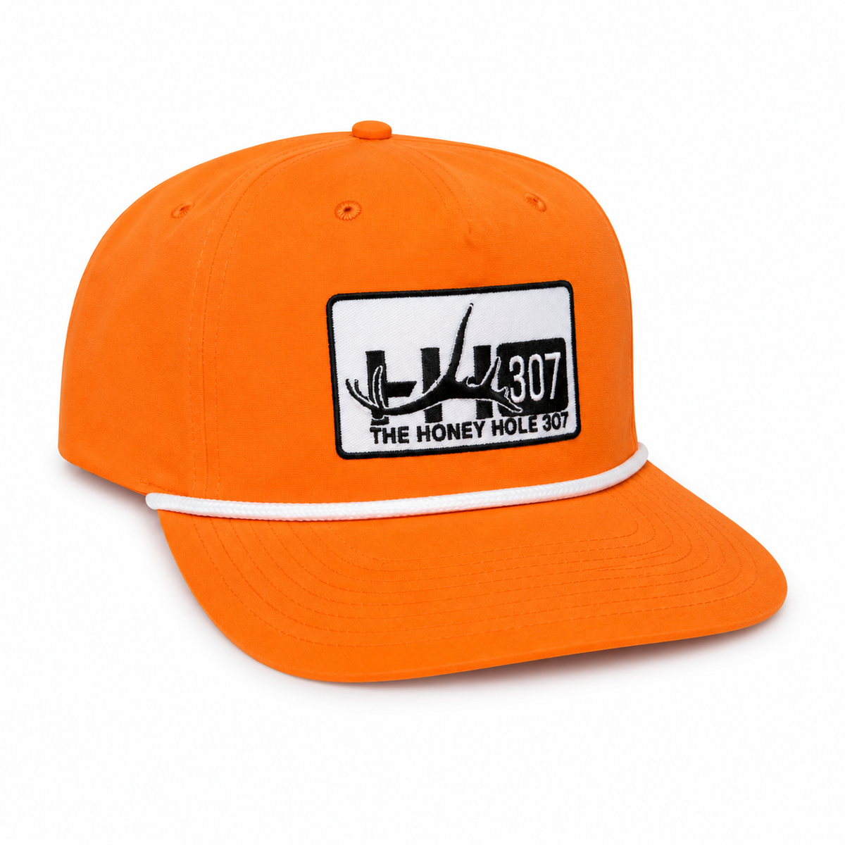 HH307 Orange Decky Rope Hat