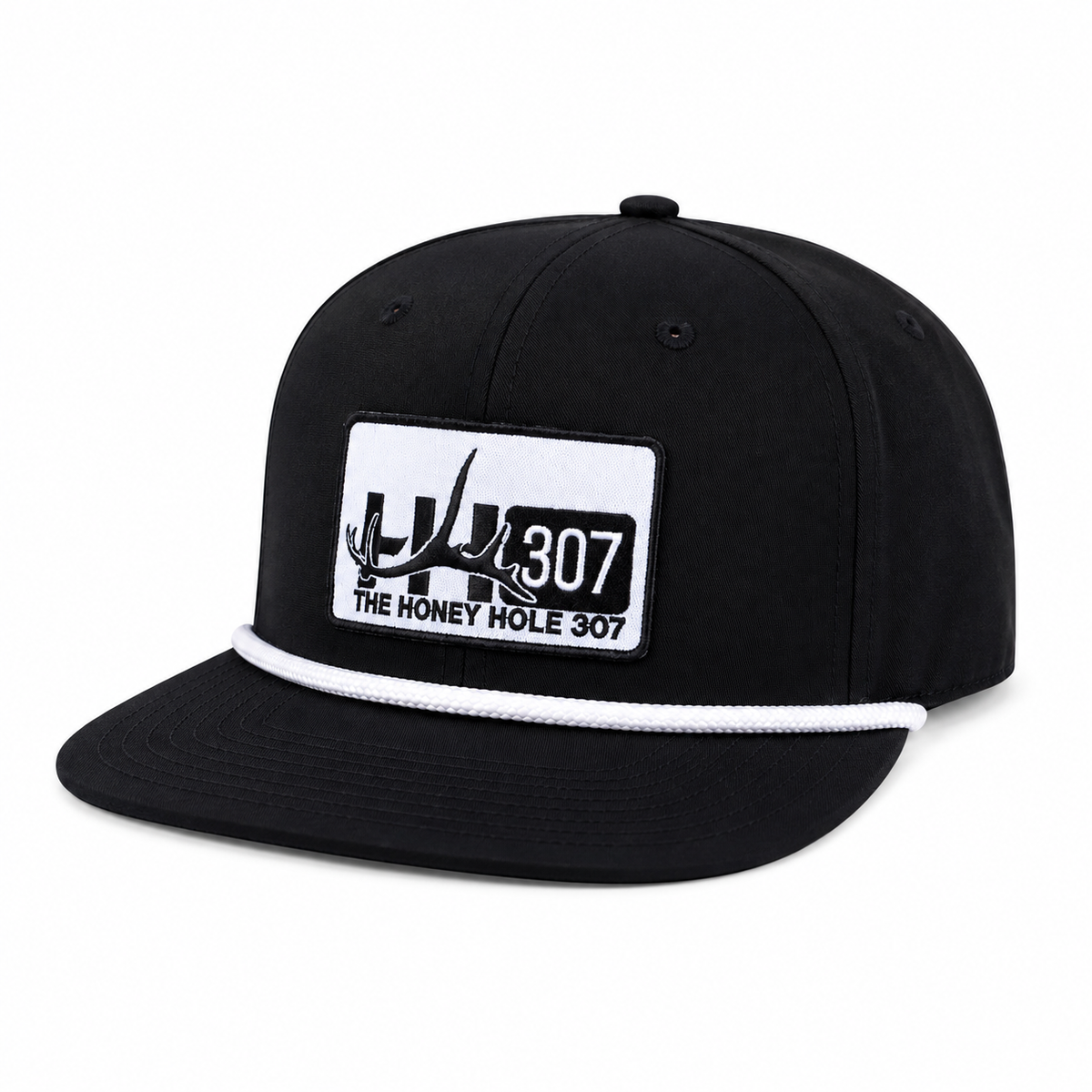 HH307 Black Decky Rope Cap